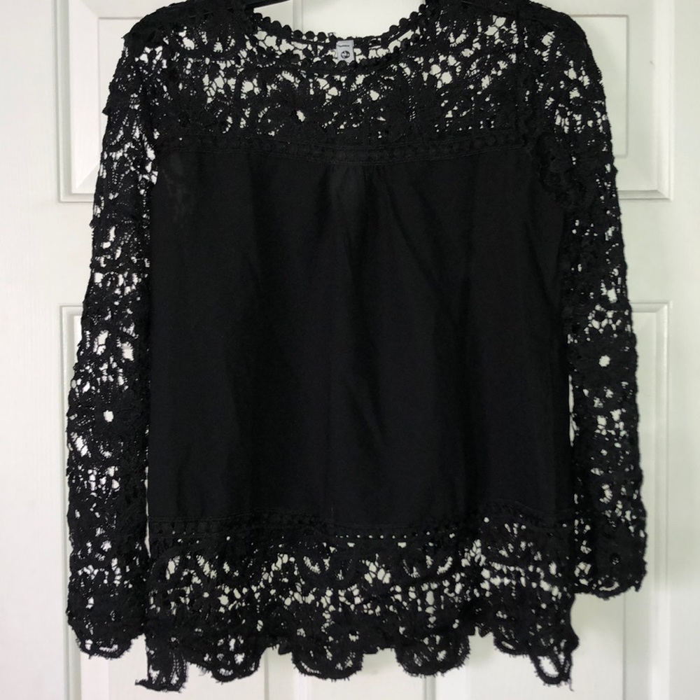 Black Lace Shirt